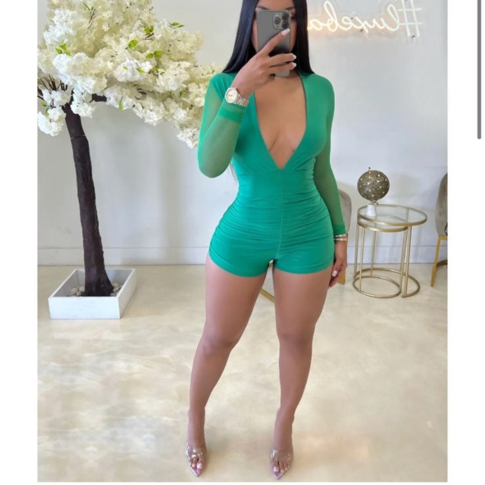 Green romper